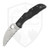 Spyderco Endela Wharncliffe, Black FRN/ Satin VG-10, Serrated - C243FSWCBK