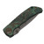 Spartan Blades Harsey Folder - Engraved Ti For God And Country / Stonewashed S45VN - SF5G&C