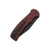 Civivi Cogent - Burgundy G10 / Black Stonewash 14C28N Partial Serrated - C20038E-2