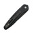 Pro-Tech Newport Tuxedo Auto Knife - Black Aluminum, Ivory Micarta / DLC CPM-S35VN - 3452, Clip Side, Closed