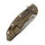 Hinderer Knives XM-18 3.5" Recurve Tri-Way Stonewashed Bronze - Orange G10 / Stonewash 20CV