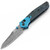 Benchmade Gold Class Mini Osborne Arctic Storm FatCarbon, Aegir Damasteel - 945-221