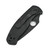 Spyderco Persistence Lightweight, Black FRN / Black Oxide 8Cr13MoV, Partially Serrated - C136PSBBK