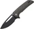 Civivi Odium Green Canvas Micarta / Black Stonewash D2 - C2010G