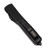 Microtech Ultratech Tanto Tactical, Black Aluminum / Black M390, Fully Serrated - 123-3T