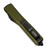 Microtech Ultratech Bayonet, OD Green Aluminum, Black M390 - 120-1OD