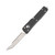 Microtech UTX-70 Tanto, Black Aluminum / Apocalyptic M390 - 149-10AP