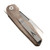 Vero Engineering Neuron,  Natural Micarta Handle, Hand Satin M390