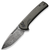 Civivi Conspirator, Dark Green Canvas Micarta, Damascus - C21006DS-1