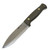 LT Wright Knives Illuminous 5 Scandi Grind Green Micarta, 3V Steel