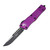 Microtech Troodon Drop Point, Violet Aluminum / Black M390 - 139-1VI