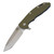 Hinderer Knives XM-18 3.5" Spanto Tri-Way S45VN Stonewash Finish, OD G10 / Stonewash Blue Lockside