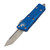 Microtech Mini Troodon Tanto, Blue Aluminum / Satin M390 - 240-4BL