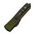 Microtech UTX-85 II Drop Point Signature Series, OD Green Aluminum / Black M390 - 231II-1ODS