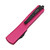 Microtech UTX-70 Double Edge, Pink Aluminum / Black M390 - 147-1PK