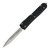 Microtech 122II-12S Ultratech II Stepside Black D/E Full Serrated Stonewash
