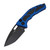 Heretic H011-4A-BLU Medusa Auto, Blue Aluminum w/ Grip inlays