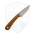 LT Wright Frontier Valley, Matte Natural Micarta / A2 Flat Grind