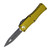 Microtech Hera Double Edge, OD Green Aluminum / Black M390, Fully Serrated - 702-3OD