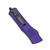 Microtech Combat Troodon Double Edge, Purple Aluminum / Black M390 - 142-1PU