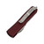 Microtech UTX-85 Drop Point, Merlot Aluminum / Stonewash M390 - 231-10MR