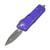 Microtech Mini Troodon Double Edge, Purple Aluminum / Apocalyptic M390 - 238-10APPU