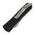 Microtech UTX-85 II Double Edge Signature Series, Black Aluminum / Stonewash M390 - 232II-10S