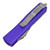 Microtech UTX-85 Double Edge, Purple Aluminum / Stonewash M390 - 232-10PU