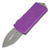 Microtech Exocet Double Edge, Violet Aluminum / Stonewash M390 - 157-10VI