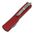 Microtech UTX-70 Double Edge, Red Aluminum / Satin M390 - 147-4RD