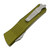 Microtech Combat Troodon Double Edge, OD Green Aluminum / Stonewash M390, Partially Serrated - 142-11OD