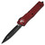 Microtech Combat Troodon Double Edge, Red Aluminum / Black M390 - 142-1RD