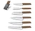 Victorinox Swiss Modern Block Set 6pc Walnut