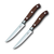 Victorinox Grand Maître 2pc Wood Steak Knife Set, Serrated