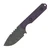 Tactical Pterodactyl Midsize Camper, Purple G10 / Slate Finish 52100