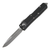 Microtech UTX-85 Drop Point, Black Aluminum / Apocalyptic M390 - 231-10AP