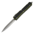 Microtech Makora Double Edge Signature Series, OD Green Aluminum / Stonewash M390 - 206-10ODS