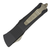 Microtech Troodon Double Edge, Black Aluminum / Bronze Stonewash M390 -  138-13