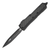 Microtech Daytona Double Edge Signature Series Tactical, Carbon Fiber Inlay / Black M390 - 126-1TCFIS