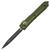 Microtech Ultratech Double Edge, OD Green Aluminum / Black M390 - 122-1OD