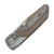 Vero Engineering Synapse Mini, Natural Canvas Micarta / Belt Satin M390