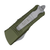 Microtech Mini Troodon Tanto, OD Green Aluminum / Apocalyptic M390 - 240-10APOD