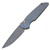 ProTech TR-3 2023 Custom, Titanium Handle / Damasteel - TR3.001