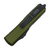 Microtech UTX-85 Drop Point, OD Aluminum / Black M390 - 231-1OD