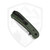 Knafs Lander 1 Green Micarta, Stonewash 14C28N