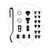 Knafs Lander 1 Rebuild Kit, Black