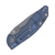 Hinderer Knives XM-18 3.0" Non-Flipper Slicer, Battle Blue - Black G10 / Working Finish CPM 20CV