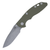 Hinderer Knives XM-18 3.0" Non-Flipper Slicer, Battle Bronze - OD G10 / Working Finish CPM 20CV