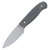 LT Wright Knives Patriot, Matte Black Micarta / Flat Ground O1