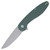 ABW American Blade Works Model 1 (V6) Frame Lock, Hunter Green G10 / Stonewash CPM 20CV